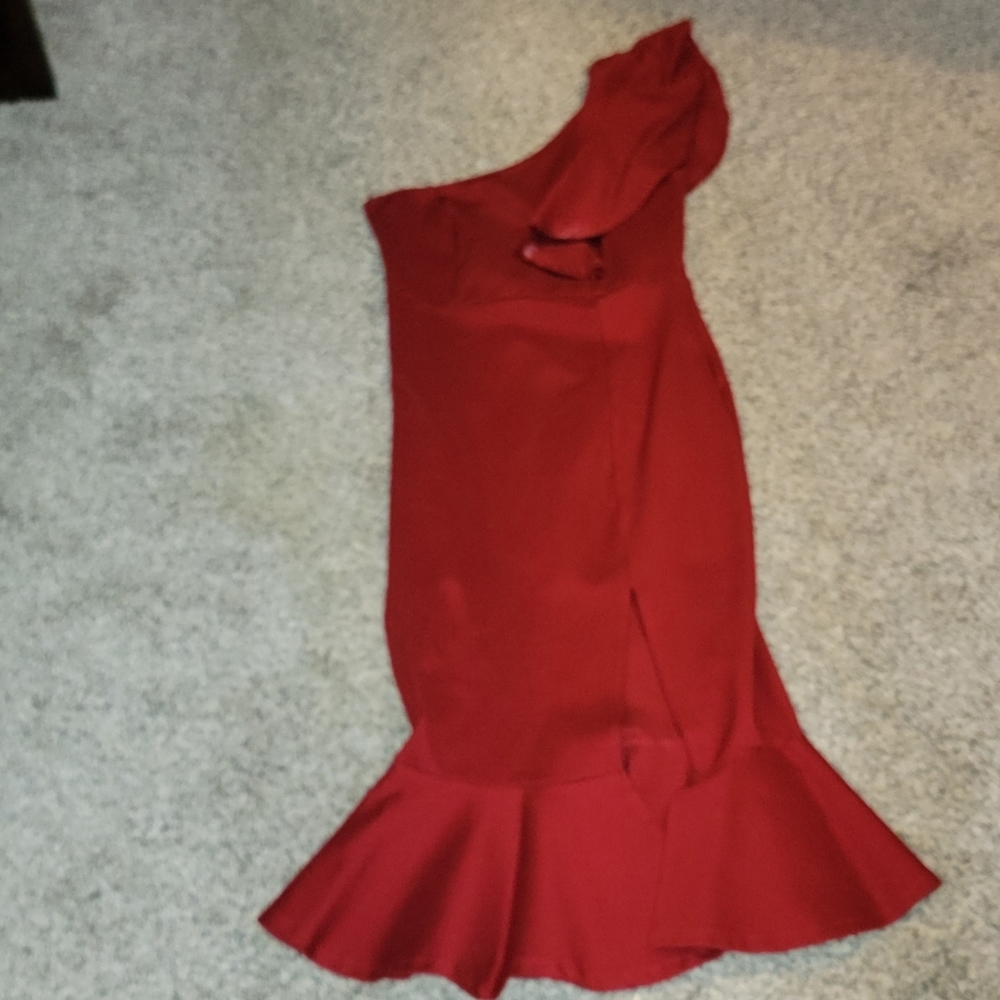 Red dress